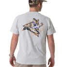 Men's Burlebo Pintail Triangle Duck - Heather Ash Grey PTRI-SS-AG - Crazy House Western Wear