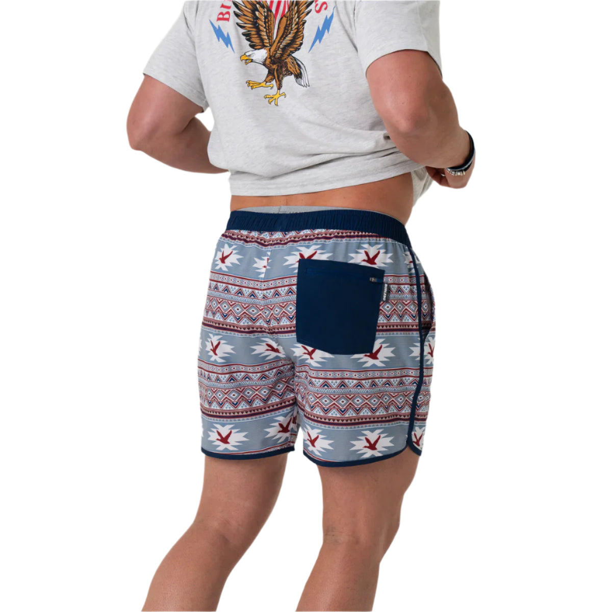 Men's Burlebo Swim Trunks - Aztec Duck ST-AZDK - Crazy House Western Wear