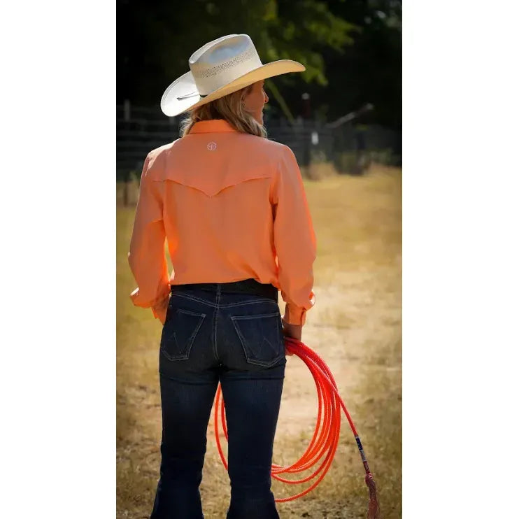 Women's SanJac Coral Long Sleeve Performance Shirt