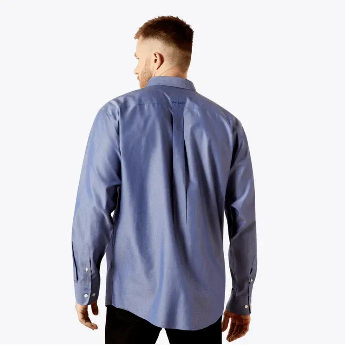 Men's Ariat Wrinkle Free Solid Pinpoint Oxford Classic Fit Shirt 10065842
