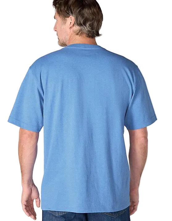 Carhartt Men's Blue Heather Iconic Pocket T-shirt K87-HX6