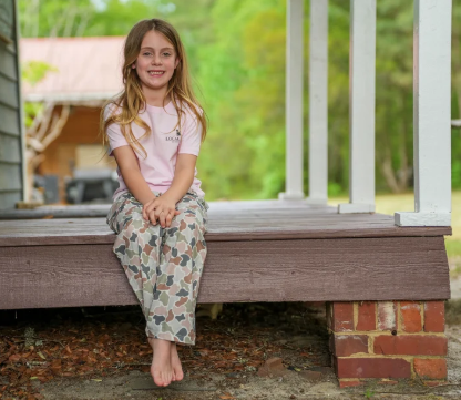 Local Girl's Youth Forest Camo Flora Pajama Pants L5080000-FCF