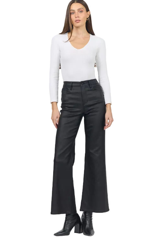 Dear John Women's Black Fiona Wide Leg Pants