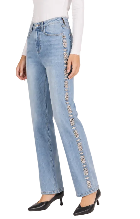 Dear John Women's Gala Blue Holly Gemstone Jeans