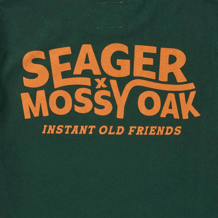 Men's Seager X Mossy Oak I.O.F. Forest Green Tee MTF25IOFMOAKGRN