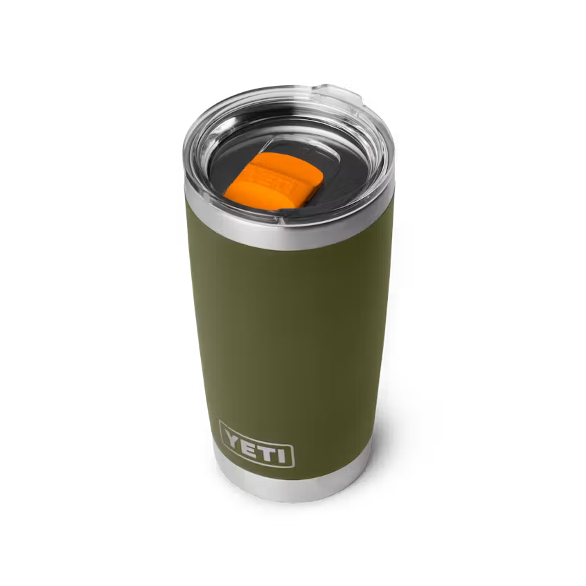 Yeti 20oz Olive/King Crab Orange Rambler Tumbler YRAM20OLVOR