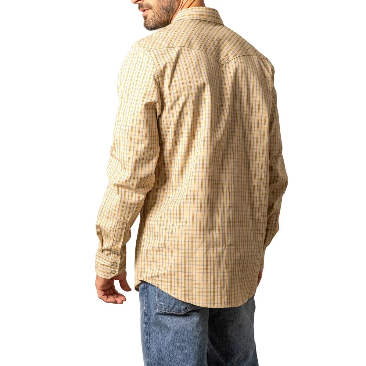 Men's Kimes Ranch Tan Smalls Long Sleeve Button Up Shirt