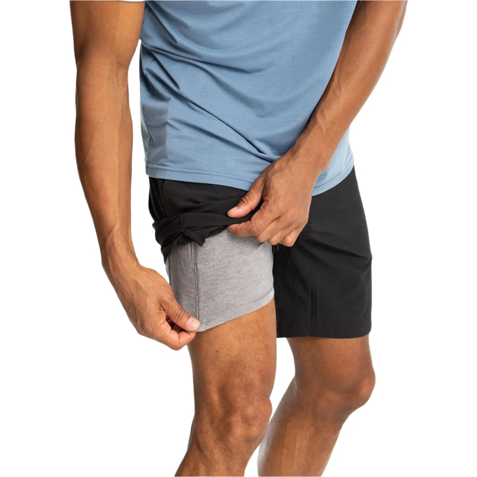 Men's Free Fly Bamboo Lined Active Breeze Shorts MLABS-7-300 - Crazy House Western Wear