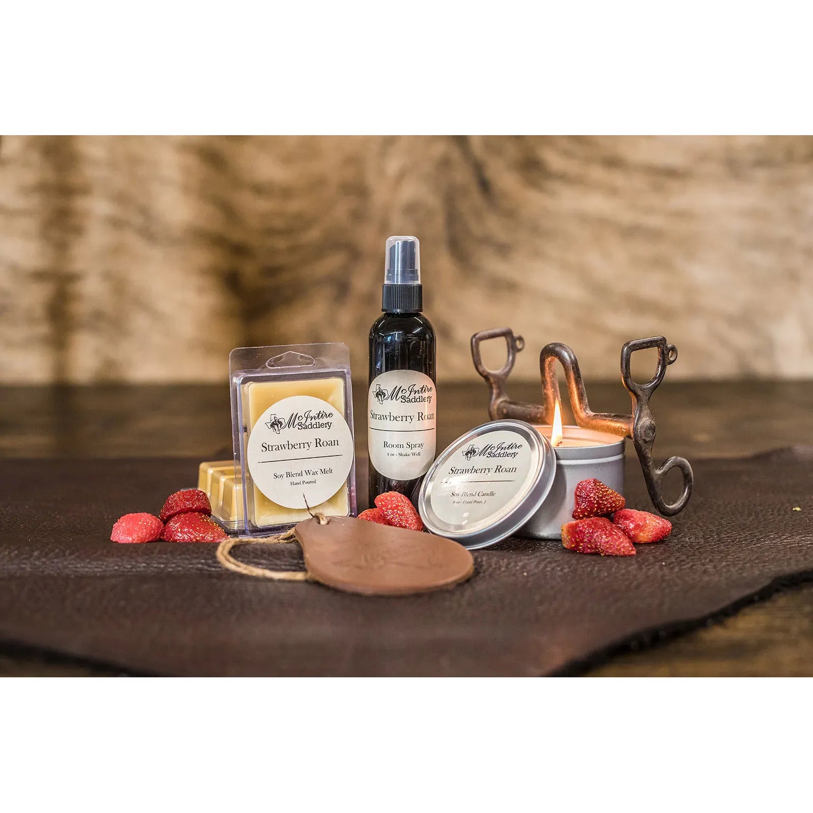 McIntire Saddlery Strawberry Roan Wax Melts