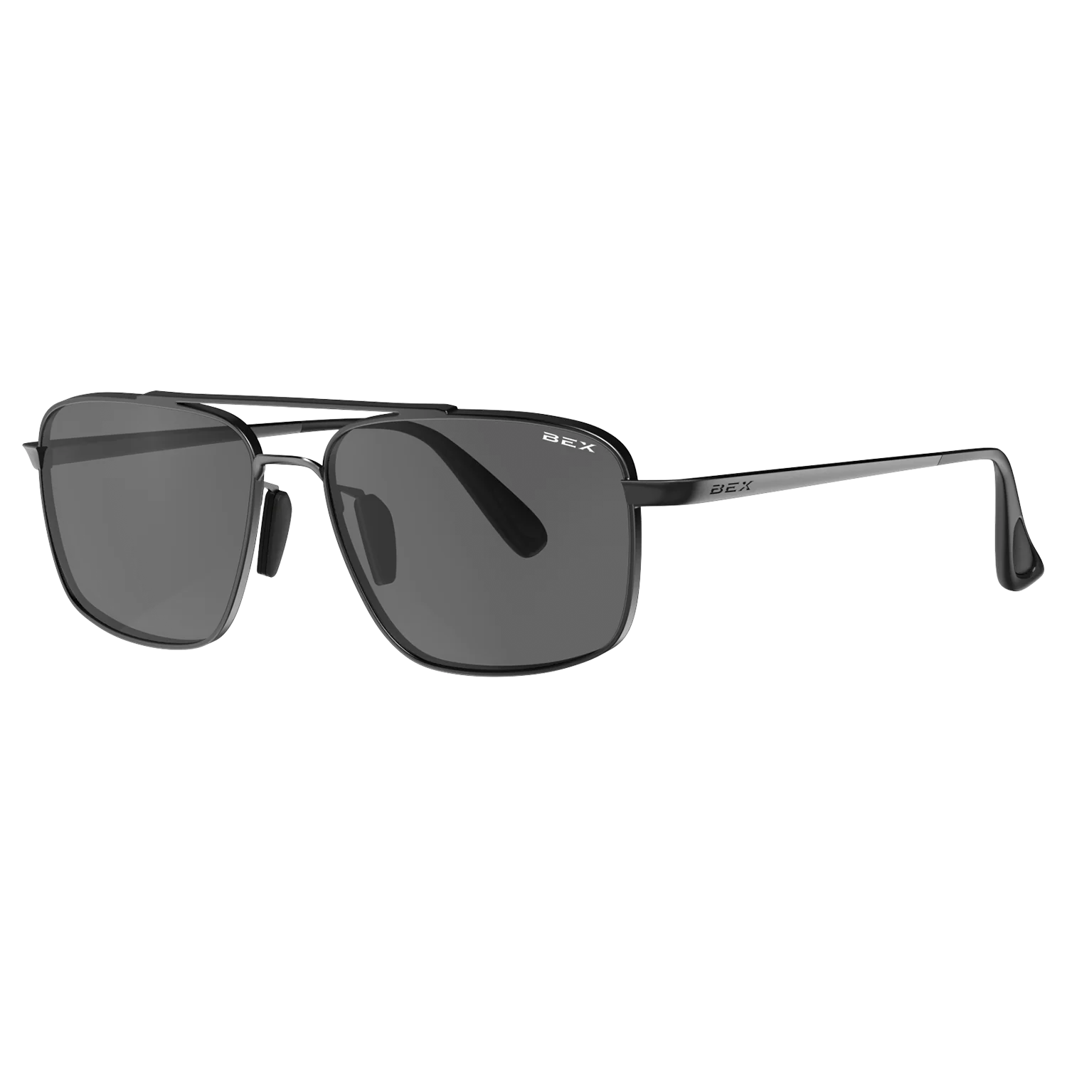 Bex Accel Black and Gray Sunglasses S140BKGY