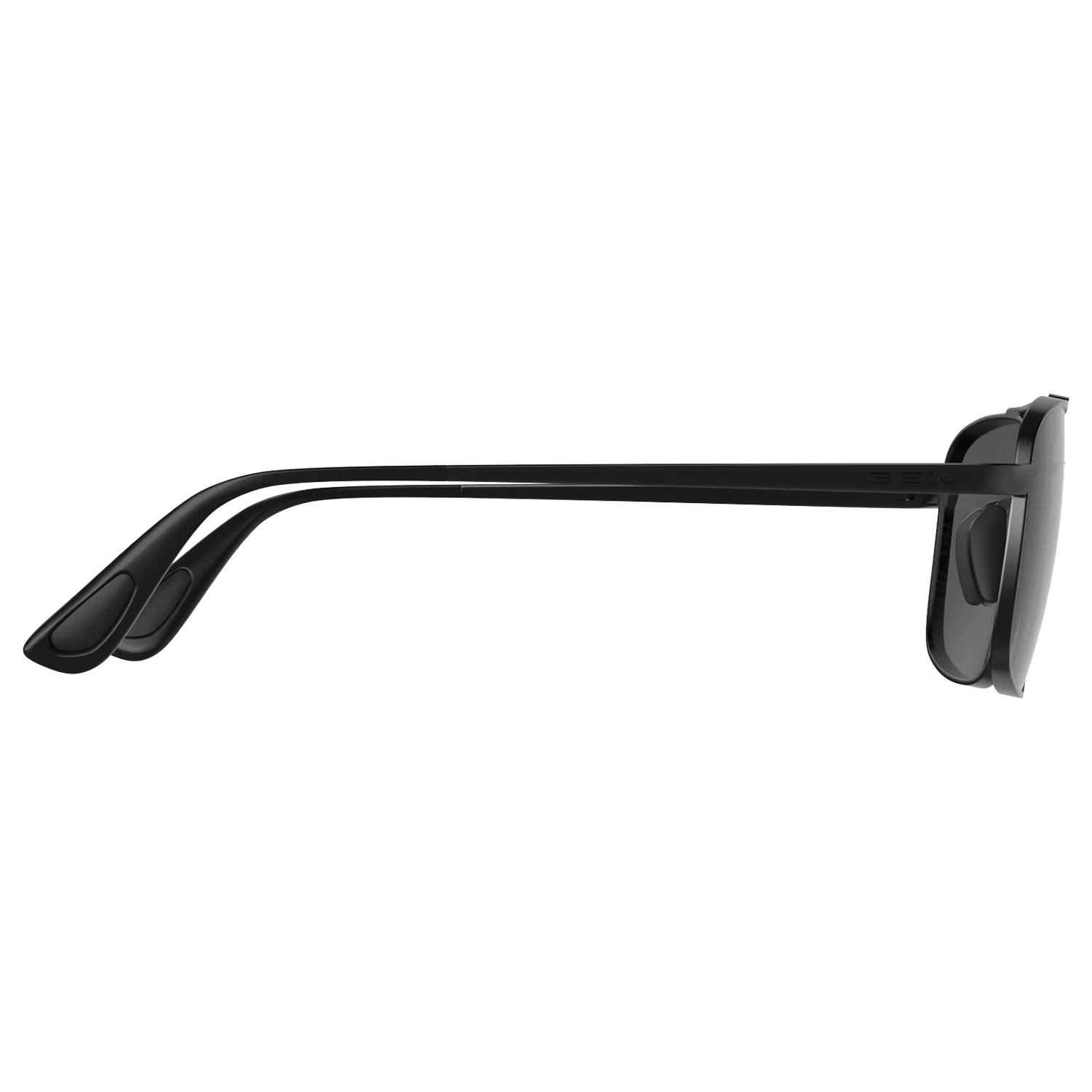 Bex Accel Black and Gray Sunglasses S140BKGY