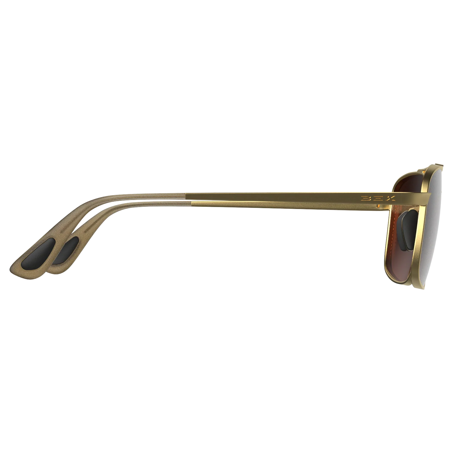 Bex Accel Gold/Brown/Silver Sunglasses S140GLBRSL