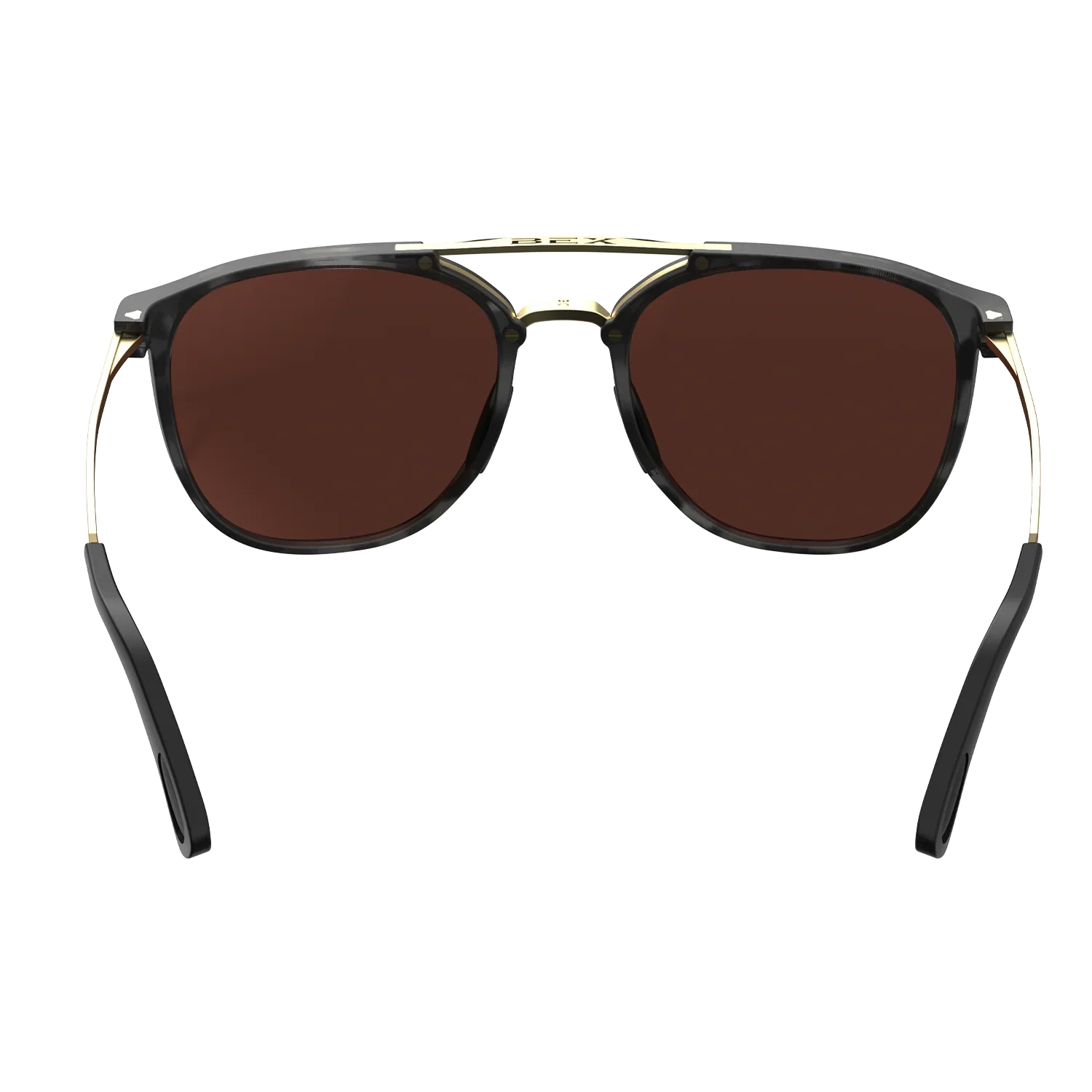 Bex Tortoise Gray/Brown and Gold Dillinger OTG Sunglasses S169TBG