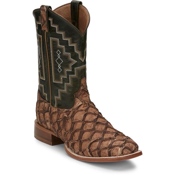 Men's Tony Lama Leviathan 11" Pirarucu Boot 6082 - Crazy House Western Wear