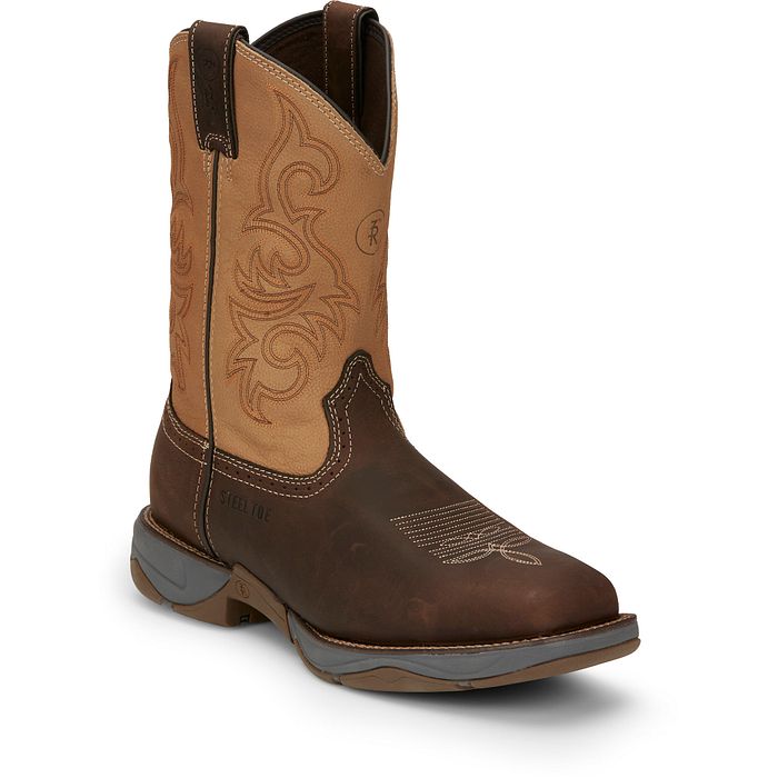 Men's Tony Lama Junction 11" Steel Toe Work Boot RR3350 - Crazy House Western Wear