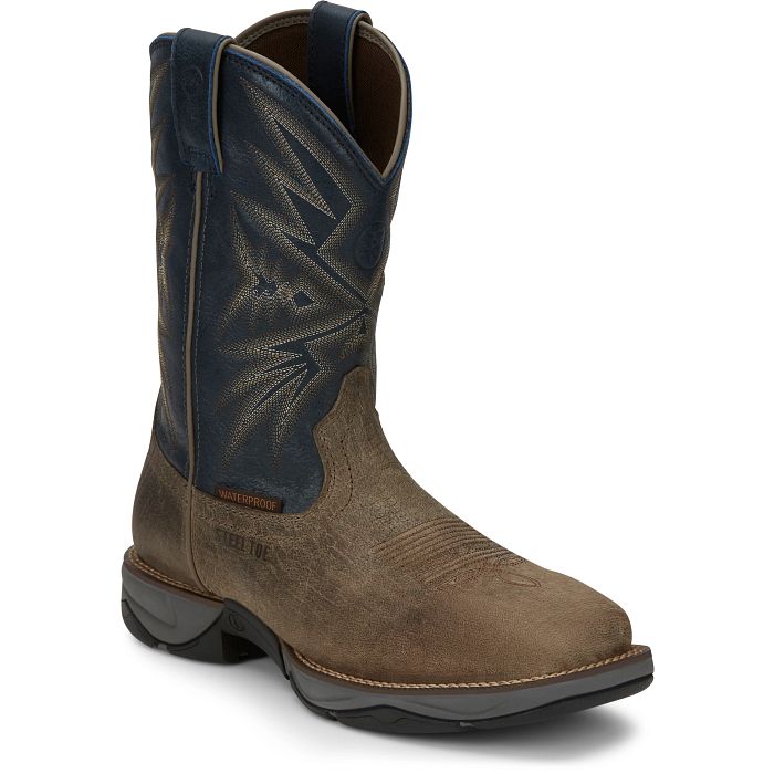 Men's Tony Lama Bartlett 11" Pull-On Steel Toe Work Boot RR3361 - Crazy House Western Wear