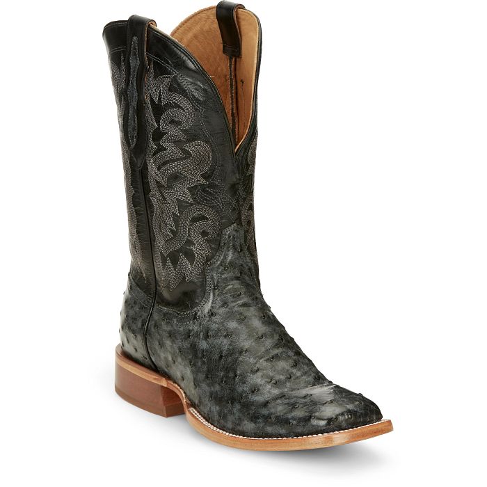 Men's Tony Lama Moore 11" Full Quill Wide Sqaure Toe Western Boot TL5355 - Crazy House Western Wear