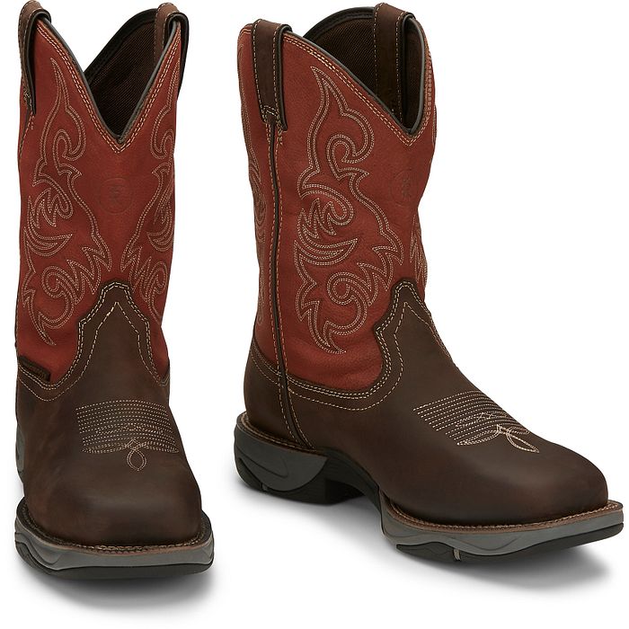 Men's Tony Lama Junction 11" Waterproof Steel Toe Work Boot RR3352 - Crazy House Western Wear