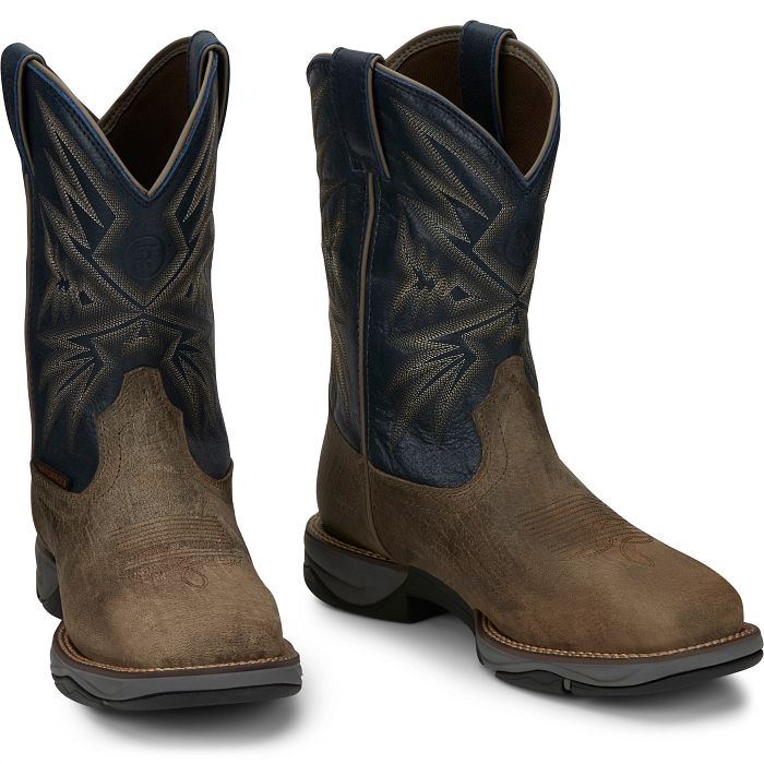 Men's Tony Lama Bartlett 11" Pull-On Steel Toe Work Boot RR3361 - Crazy House Western Wear
