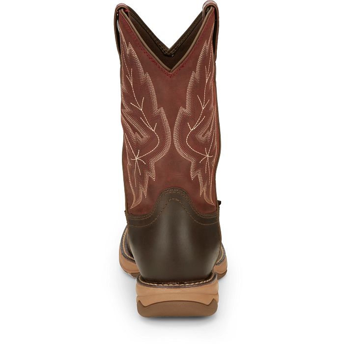 Men's Tony Lama Mankato 11" Wide Round Toe Waterproof Work Boot RR3362 - Crazy House Western Wear