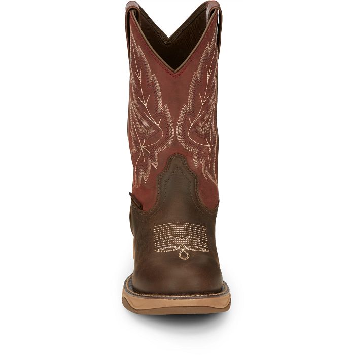 Men's Tony Lama Mankato 11" Wide Round Toe Waterproof Work Boot RR3362 - Crazy House Western Wear