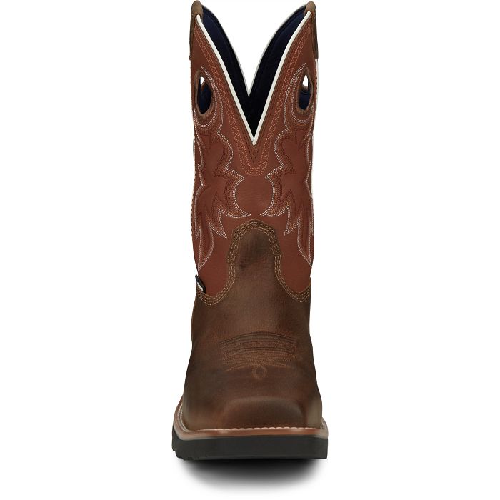 Men's Tony Lama Fireball 11" Composite Toe Waterproof Work Boot TW3300 - Crazy House Western Wear