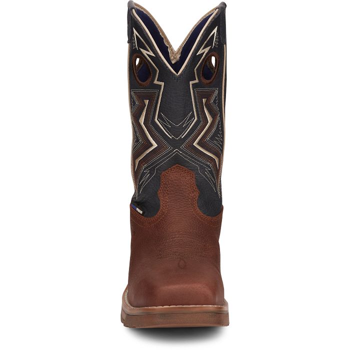 Men's Tony Lama Force 11" Wide Square Composite Toe Waterproof Work Boot TW3402 - Crazy House Western Wear