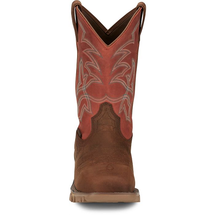 Men's Tony Lama Roustabout 11" Steel Toe Waterproof Work Boot TW5007 - Crazy House Western Wear