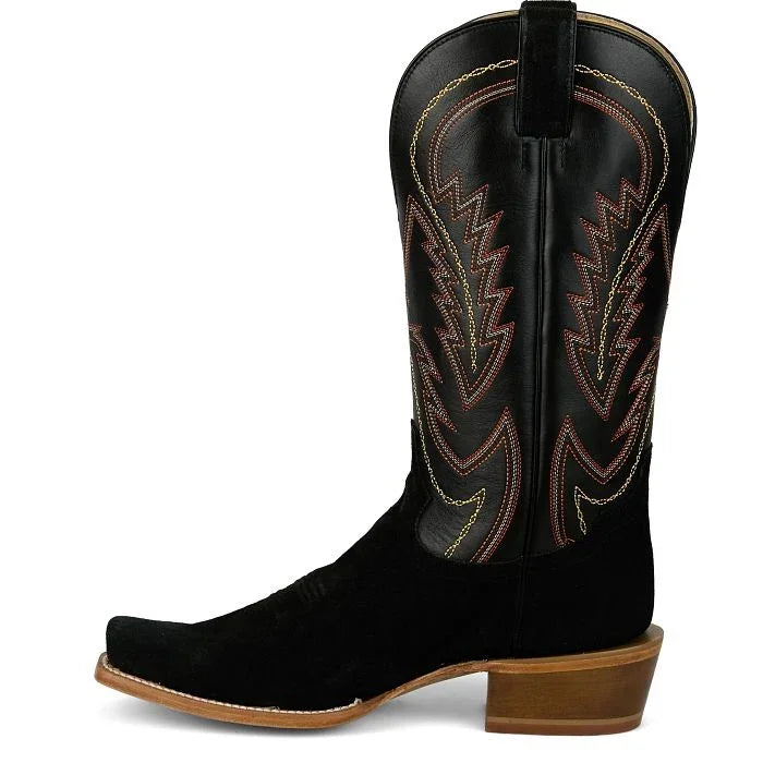Men's Tony Lama Black Jax 13" Western Cutter Toe Boots RN3540