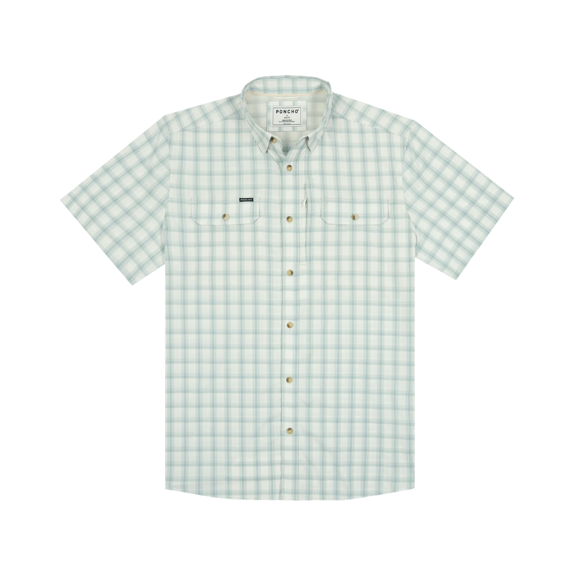 Men's Poncho "The 10 Weight" Short Sleeve Button Up Shirt