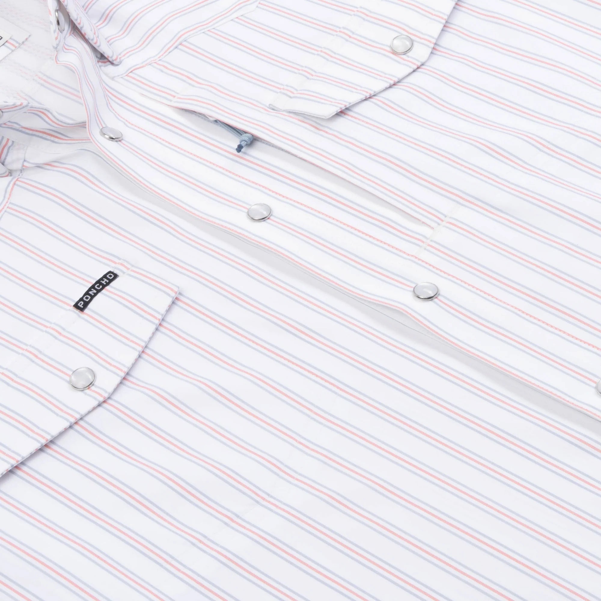 Men's Poncho "The Old Glory" Short Sleeve Snap Shirt