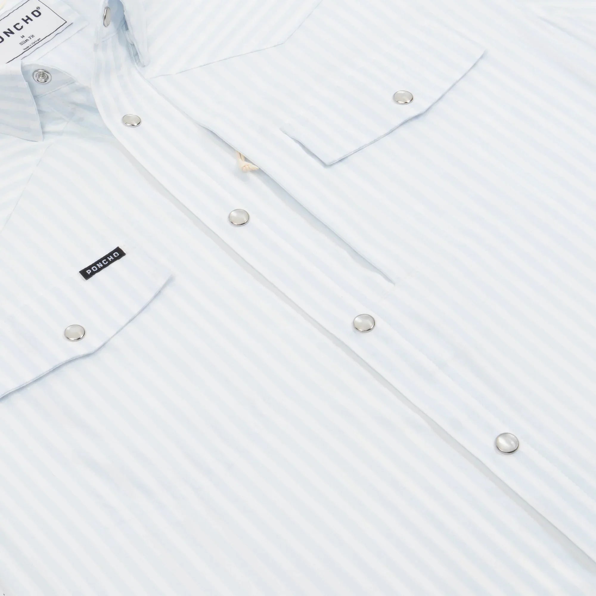 Poncho Men's "The 2 Step" Long Sleeve Snap Shirt