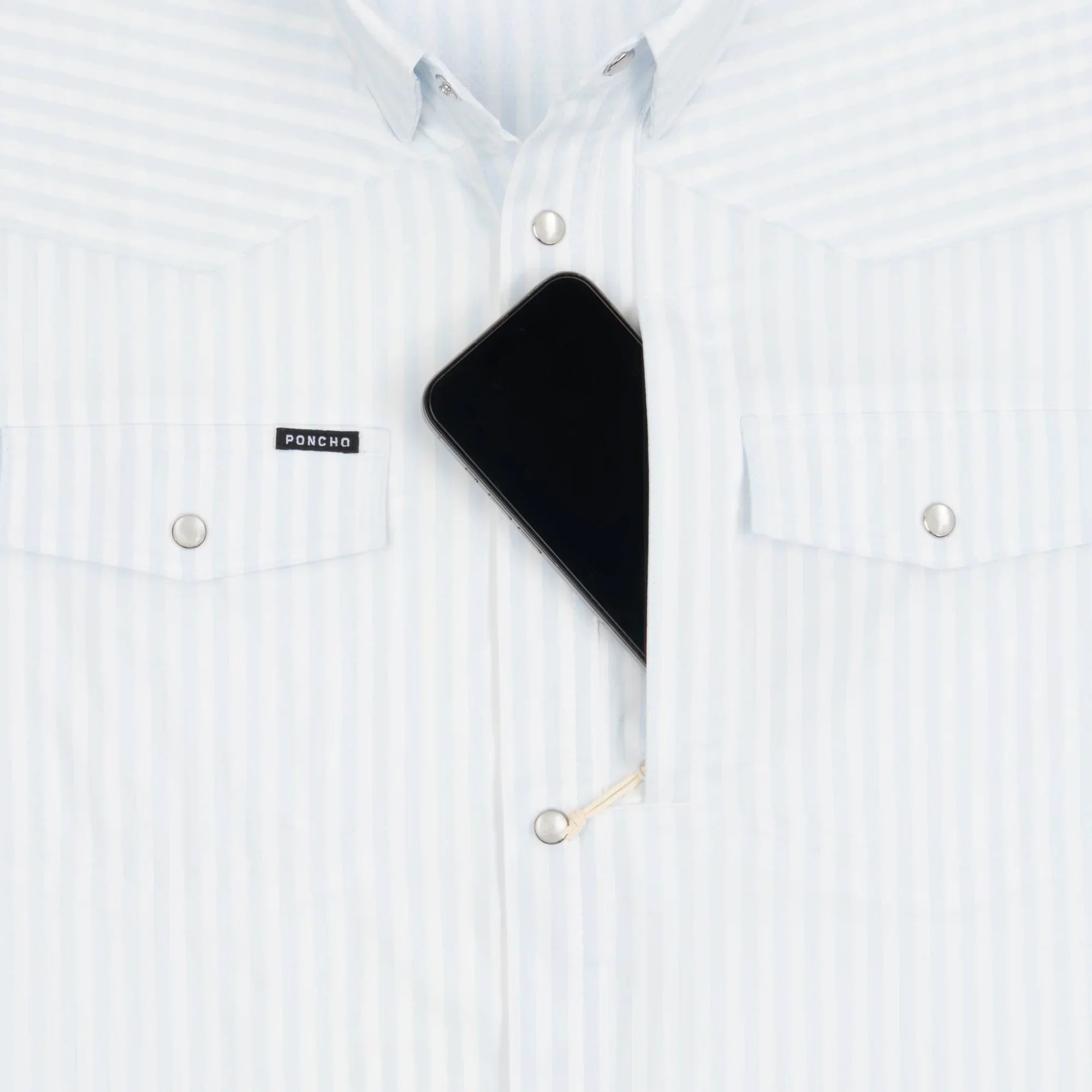 Poncho Men's "The 2 Step" Long Sleeve Snap Shirt