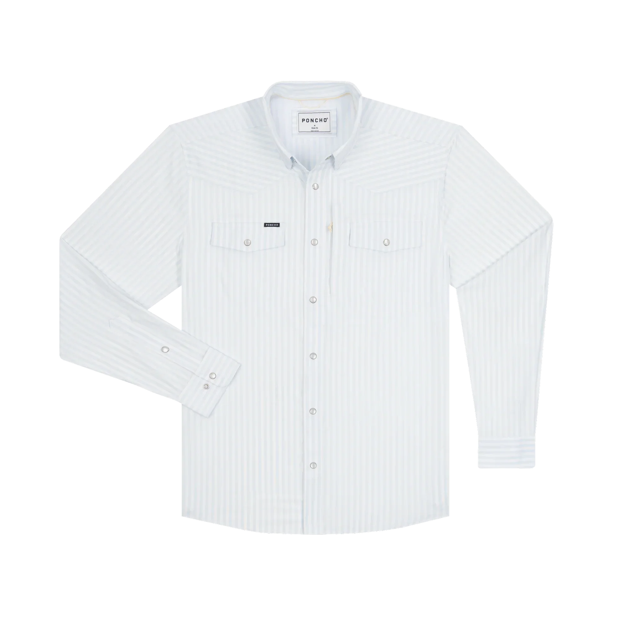 Poncho Men's "The 2 Step" Long Sleeve Snap Shirt