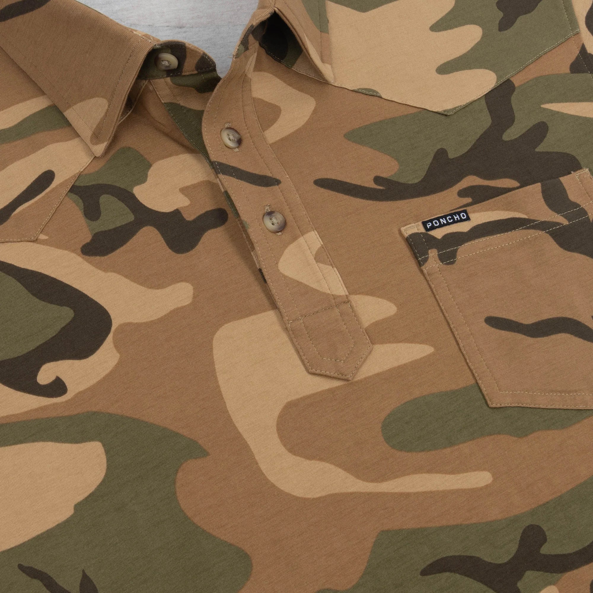 Poncho Men's "The Bird Bag" Short Sleeve Polo