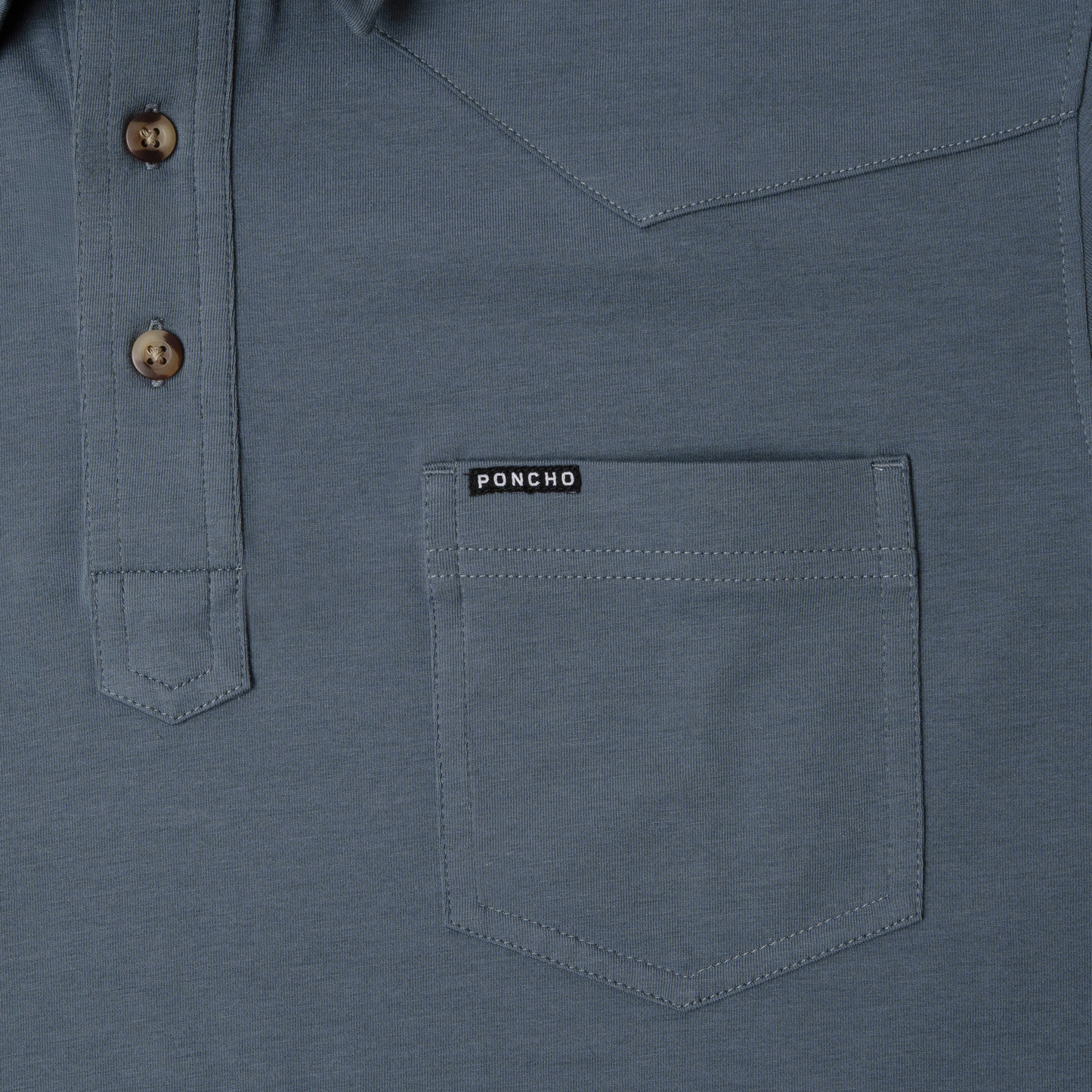 Men's Poncho "The Dinner Bell" Short Sleeve Polo