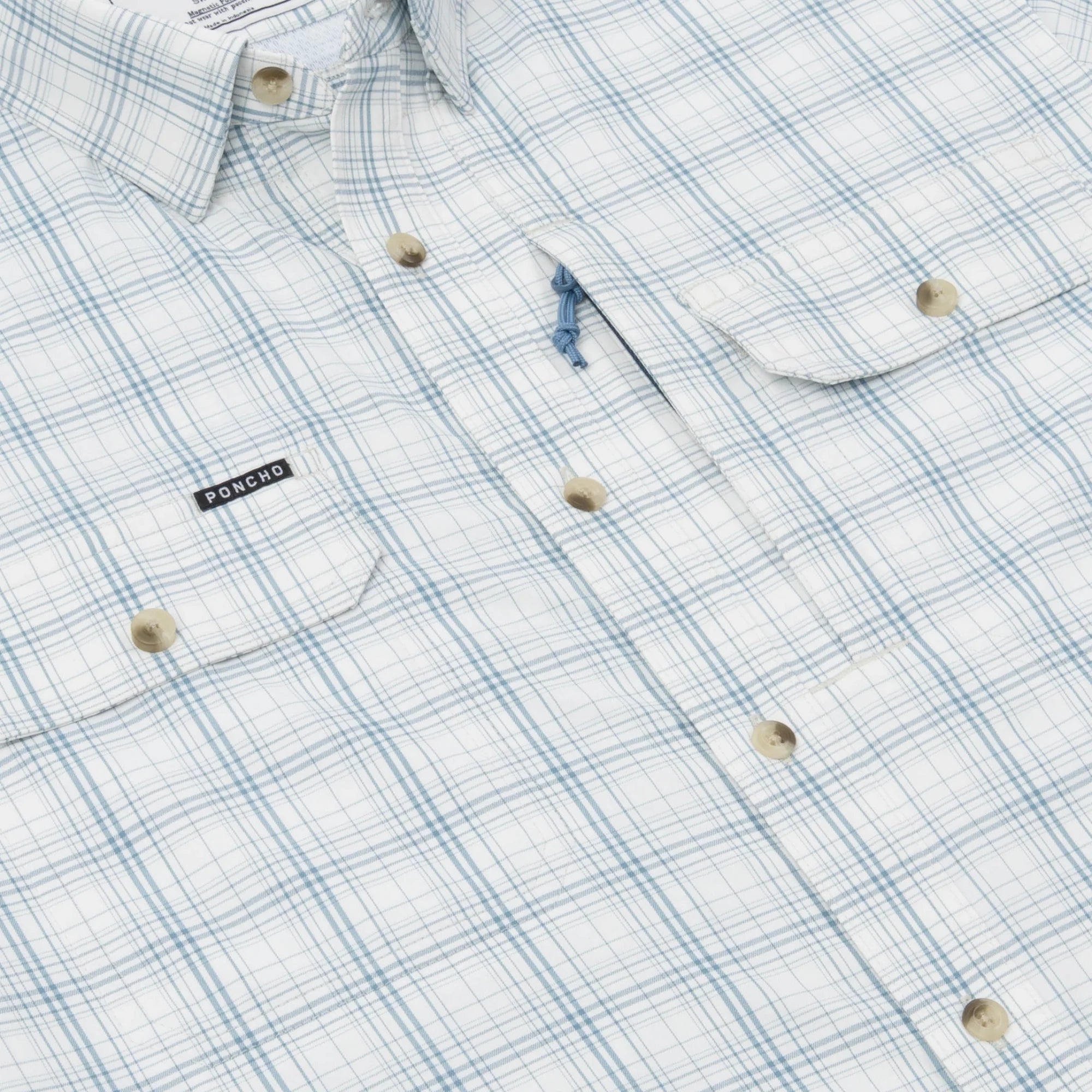 Men's Poncho Short Sleeve "The End Game" Button Up Shirt