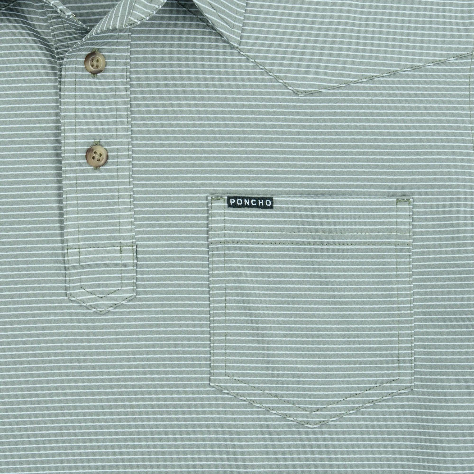Men's Poncho "The Farm To Market" Short Sleeve Polo
