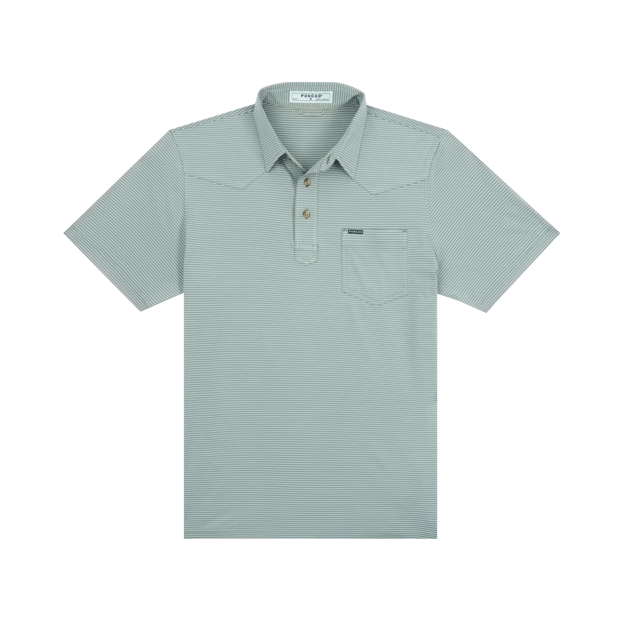 Men's Poncho "The Farm To Market" Short Sleeve Polo