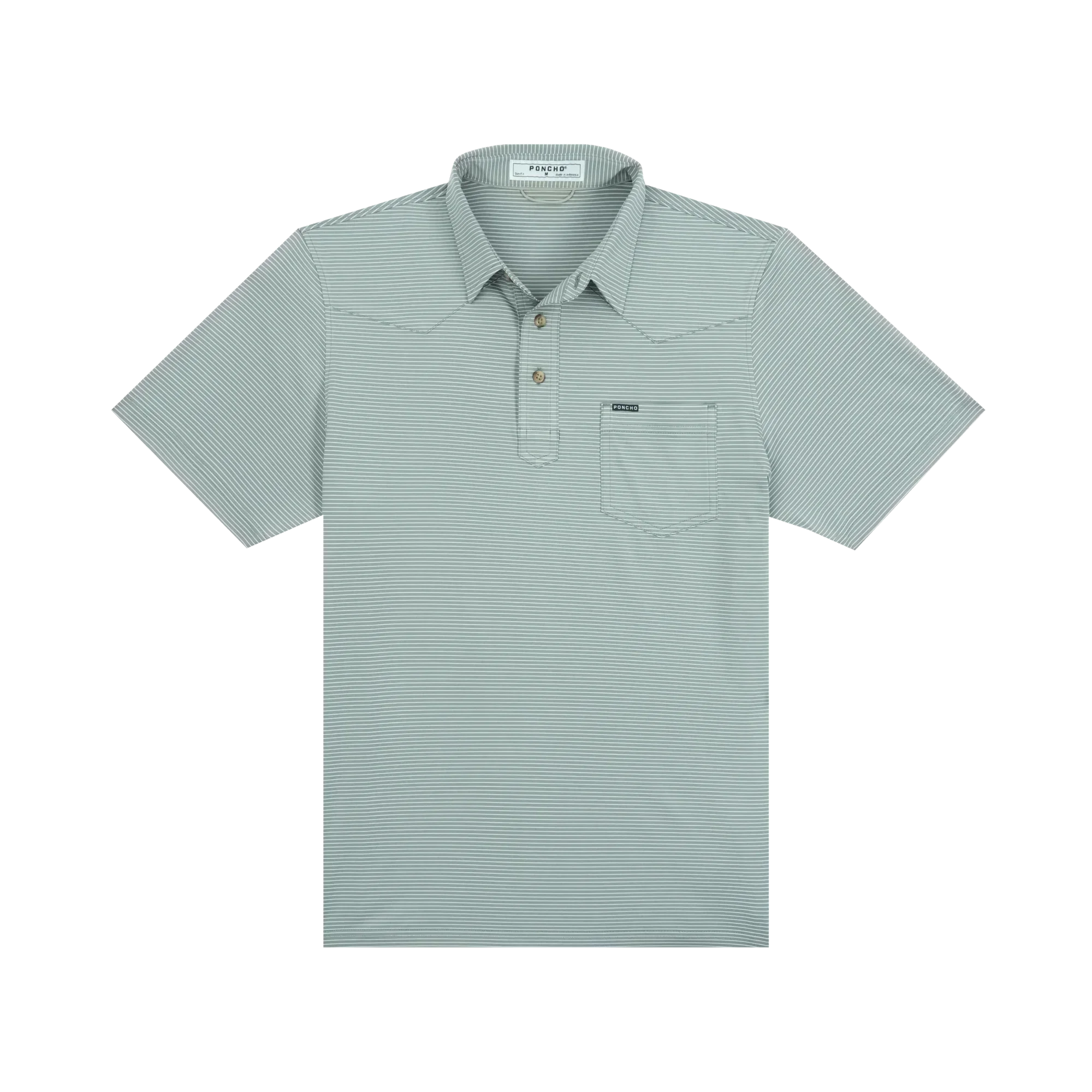Men's Poncho "The Farm To Market" Short Sleeve Polo