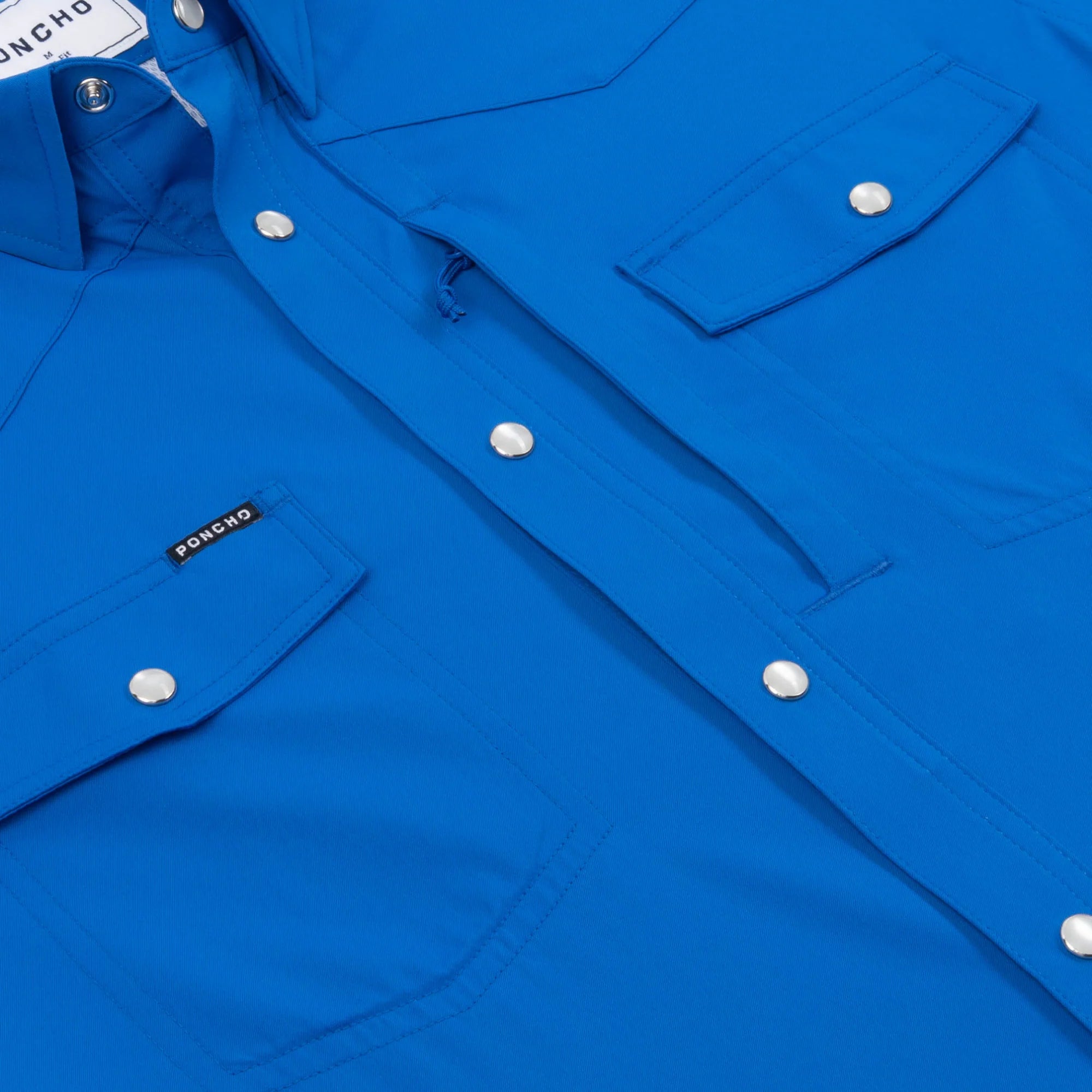 Poncho Men's The Grandstand Short Sleeve Snap Shirt