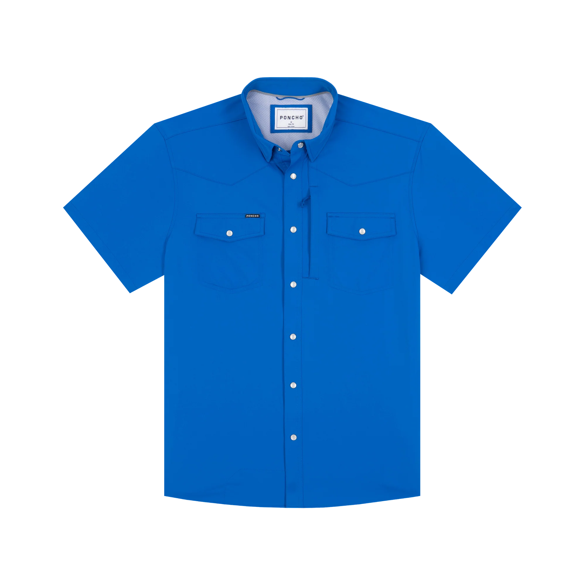 Poncho Men's The Grandstand Short Sleeve Snap Shirt