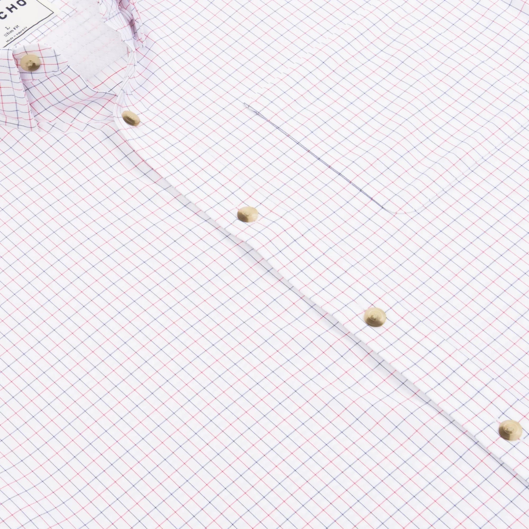 Men's Poncho "The Grill Master" Short Sleeve Button Up Shirt
