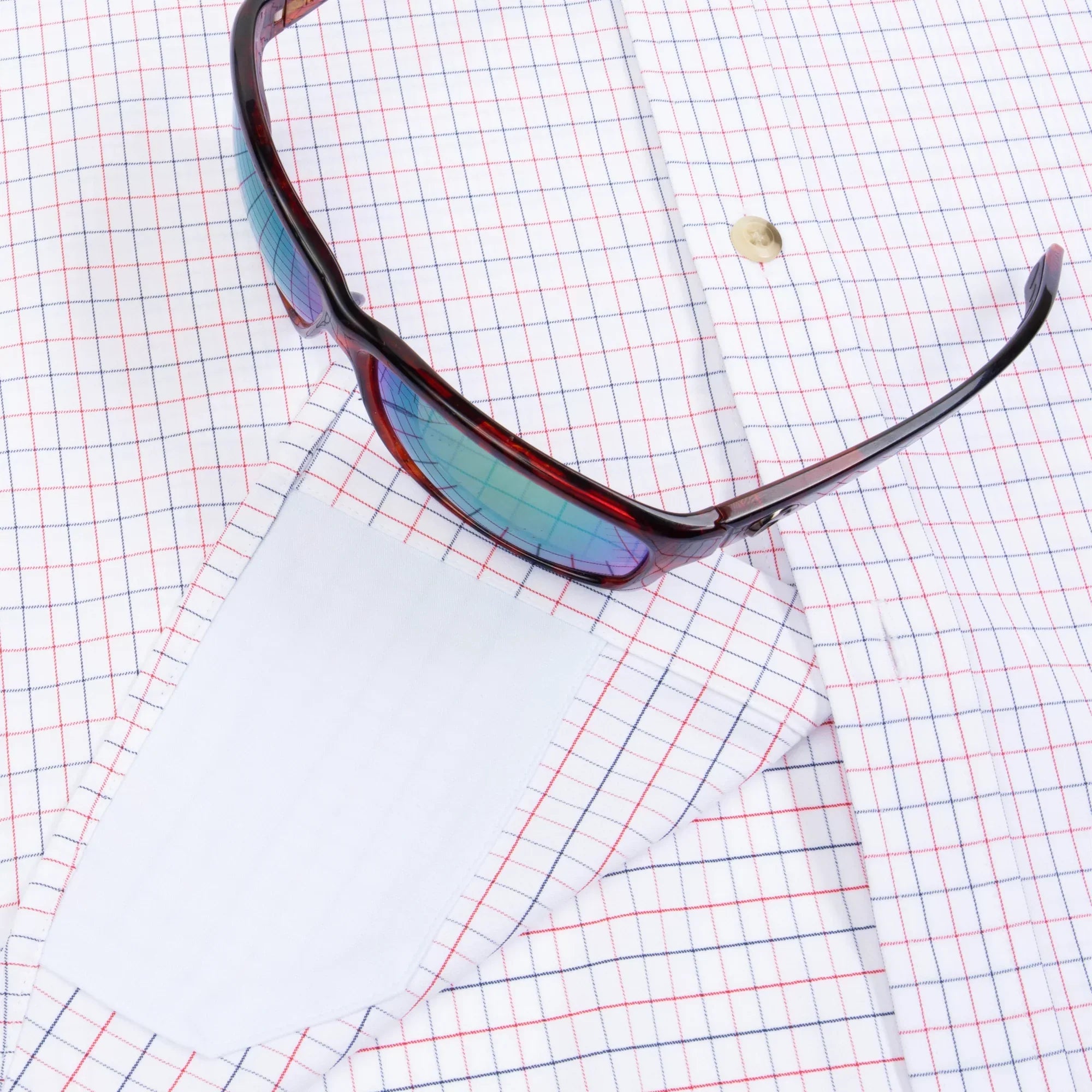 Men's Poncho "The Grill Master" Short Sleeve Button Up Shirt