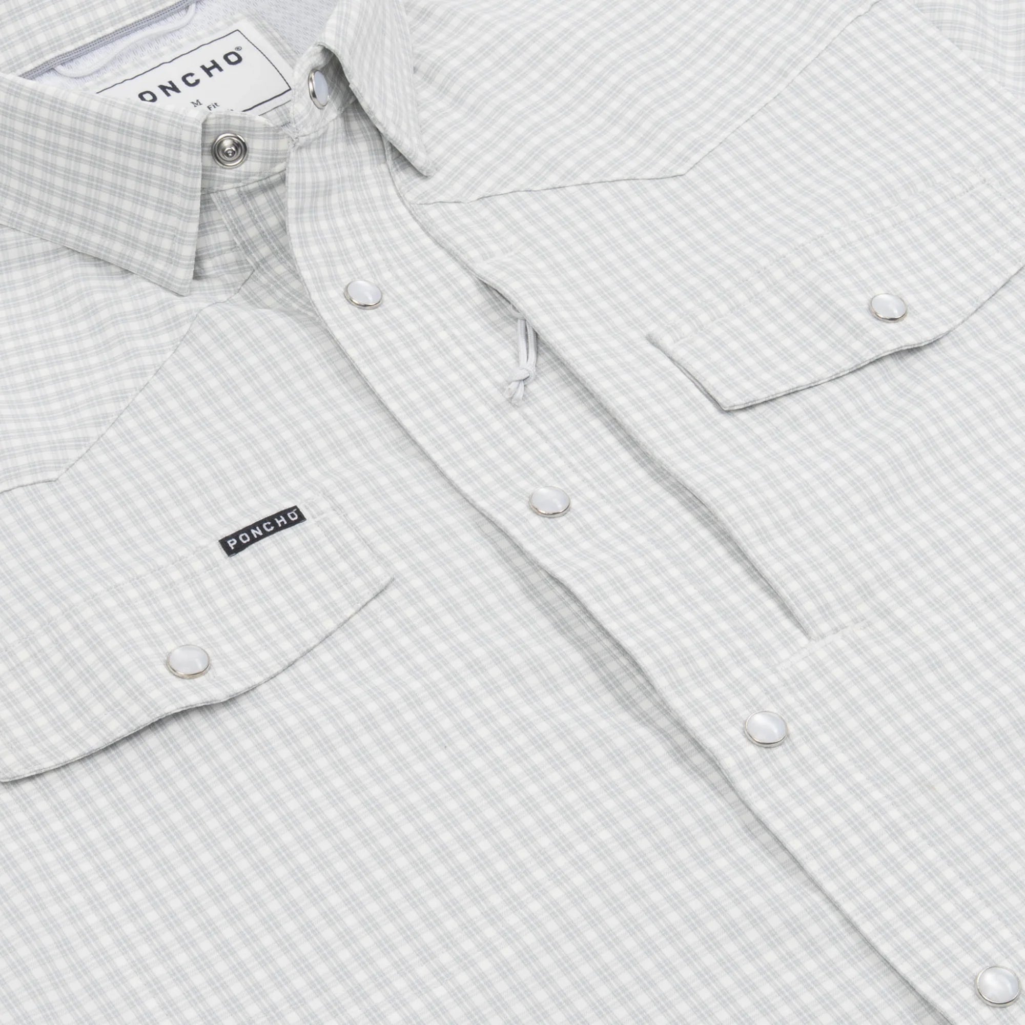 Men's Poncho Long Sleeve "The Lonesome Dove" Snap Shirt