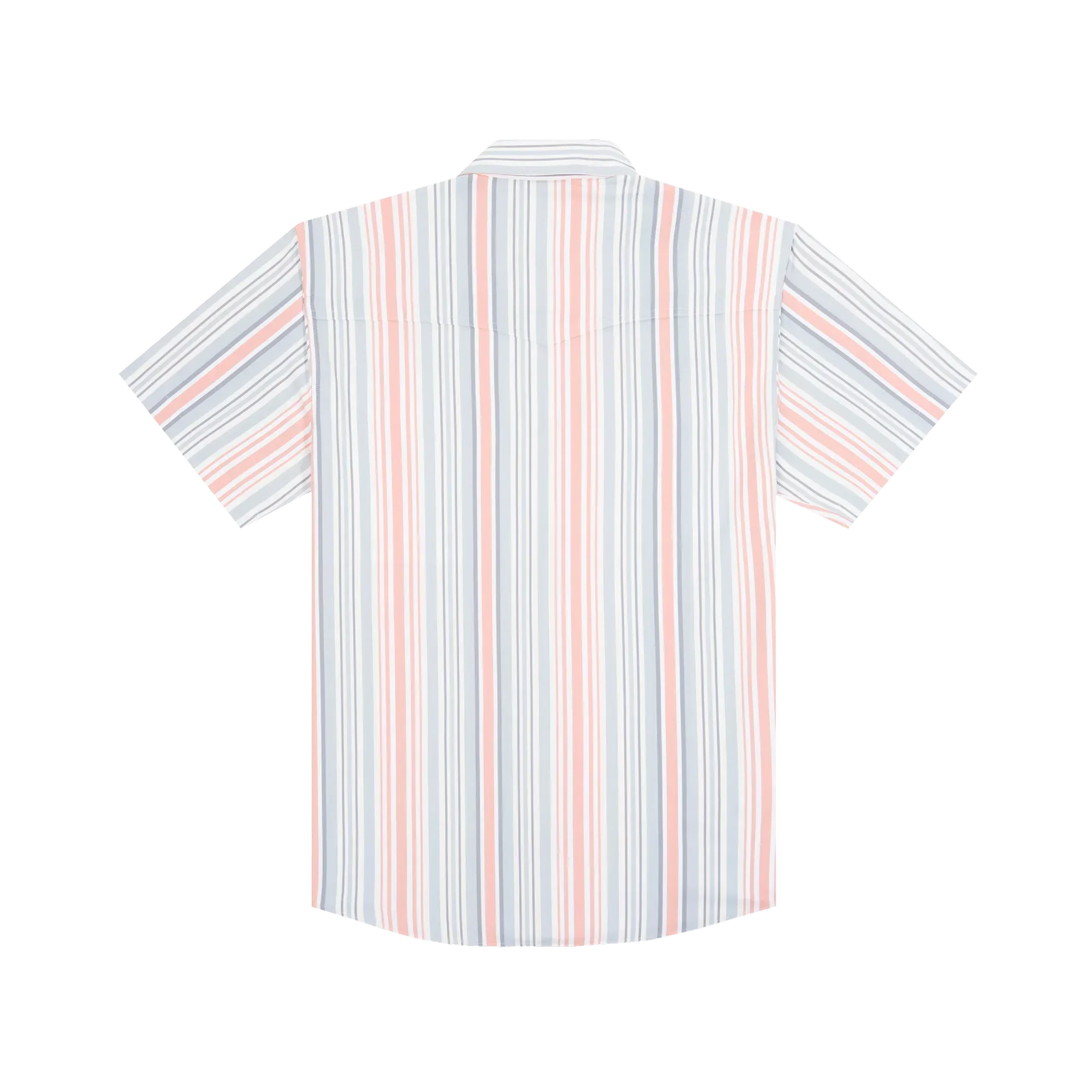Men's Poncho "The Home Sweet Home" Striped Pearl Snap Shirt