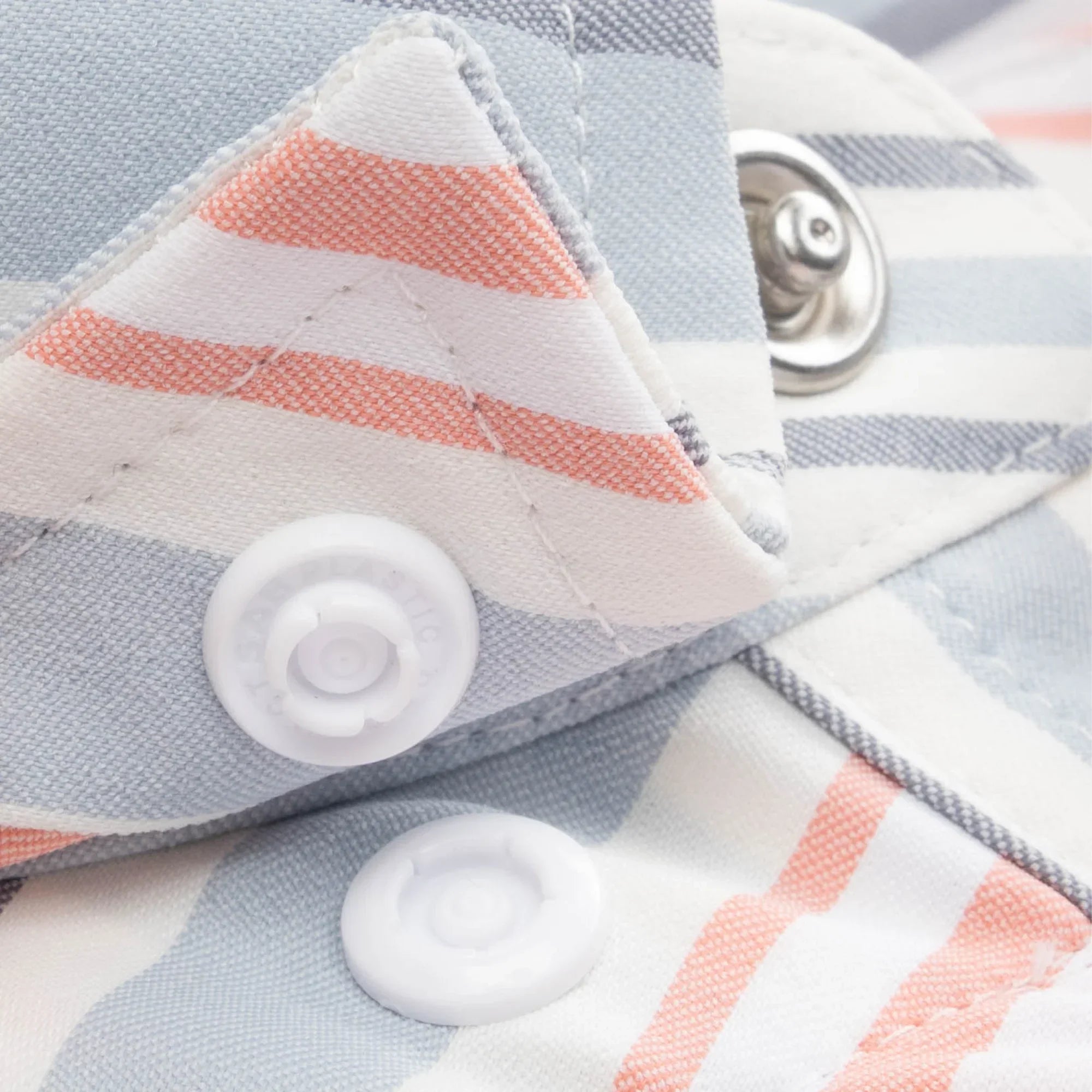 Men's Poncho "The Home Sweet Home" Striped Pearl Snap Shirt