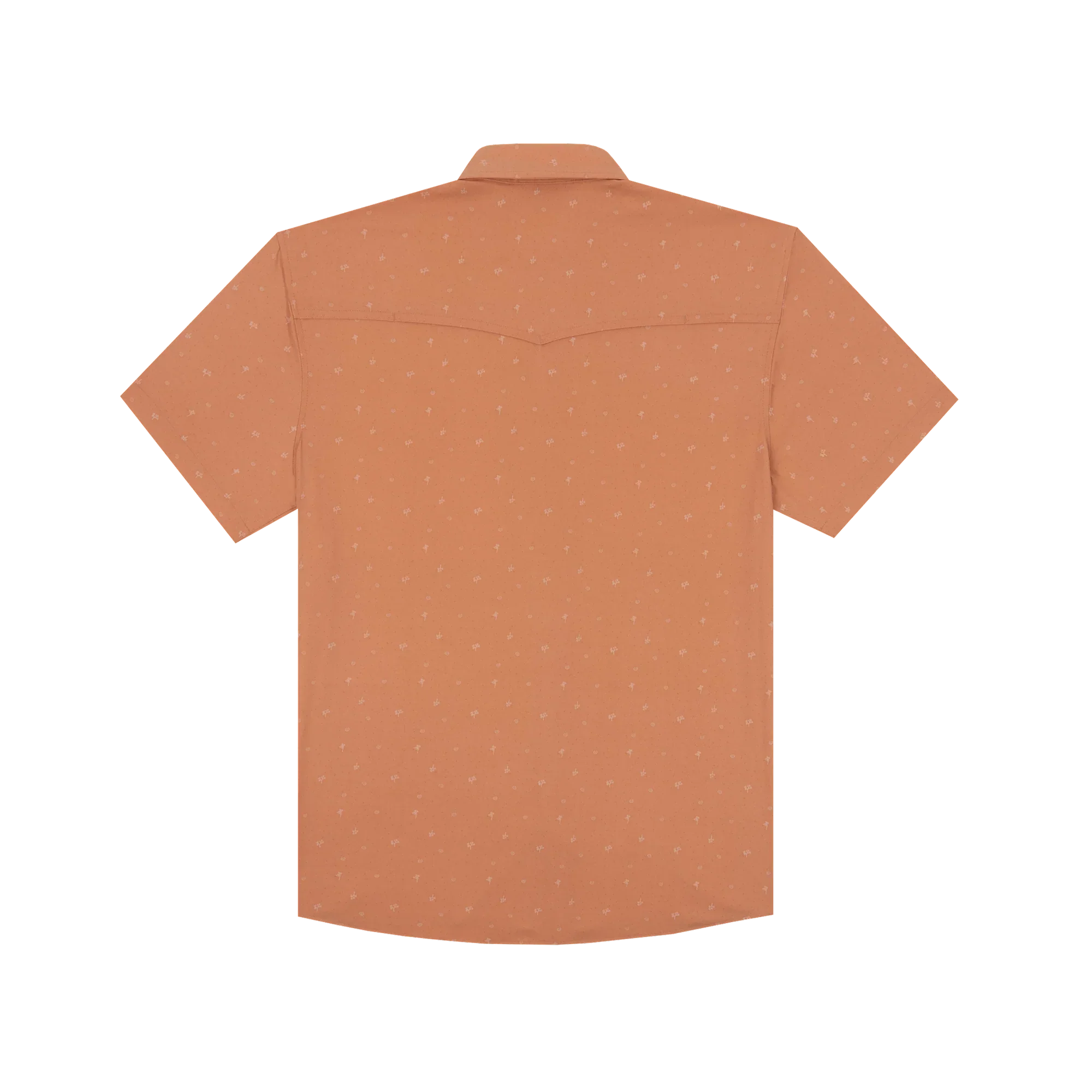 Men's Poncho Short Sleeve "The Joshua Tree" Pearl Snap Shirt