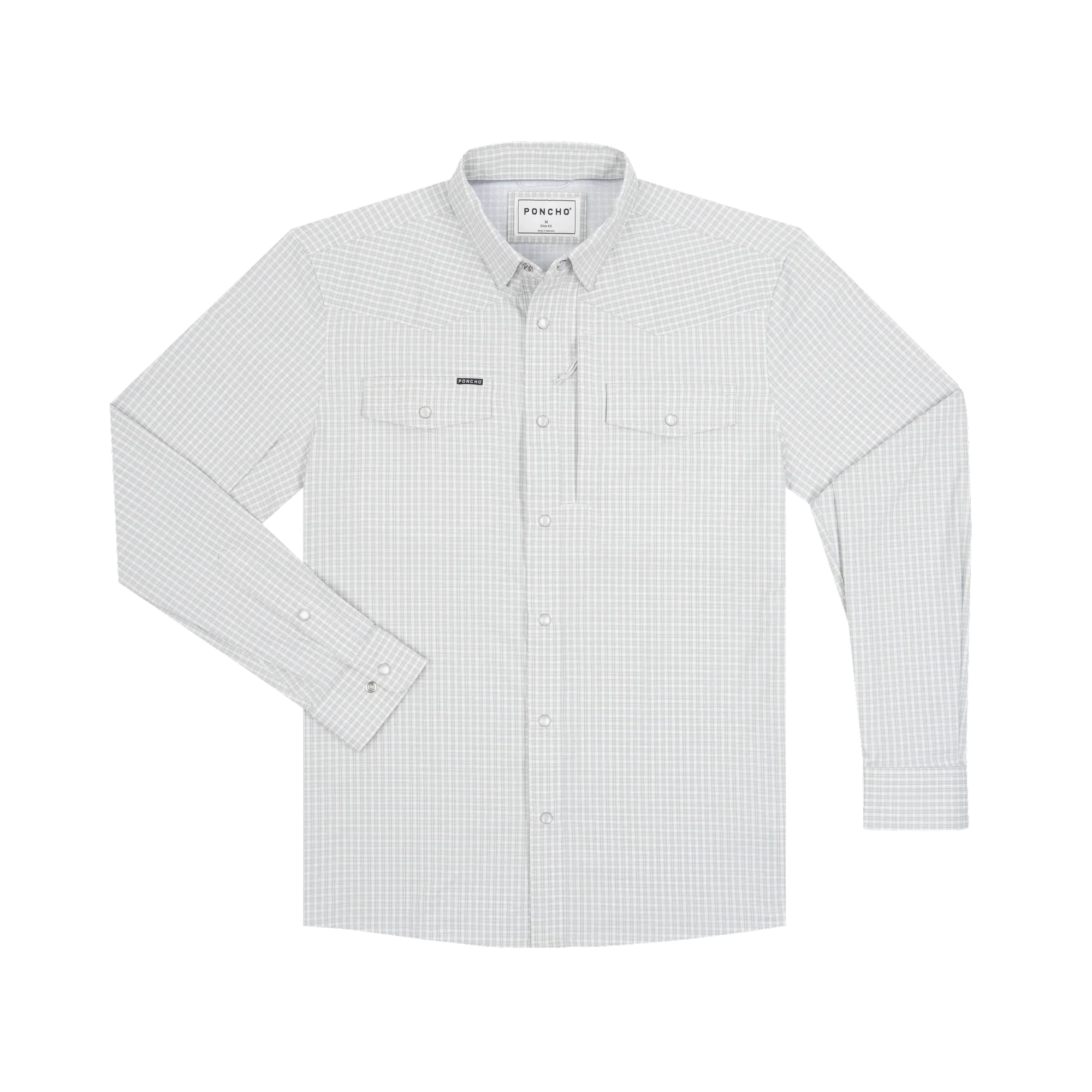 Men's Poncho Long Sleeve "The Lonesome Dove" Snap Shirt