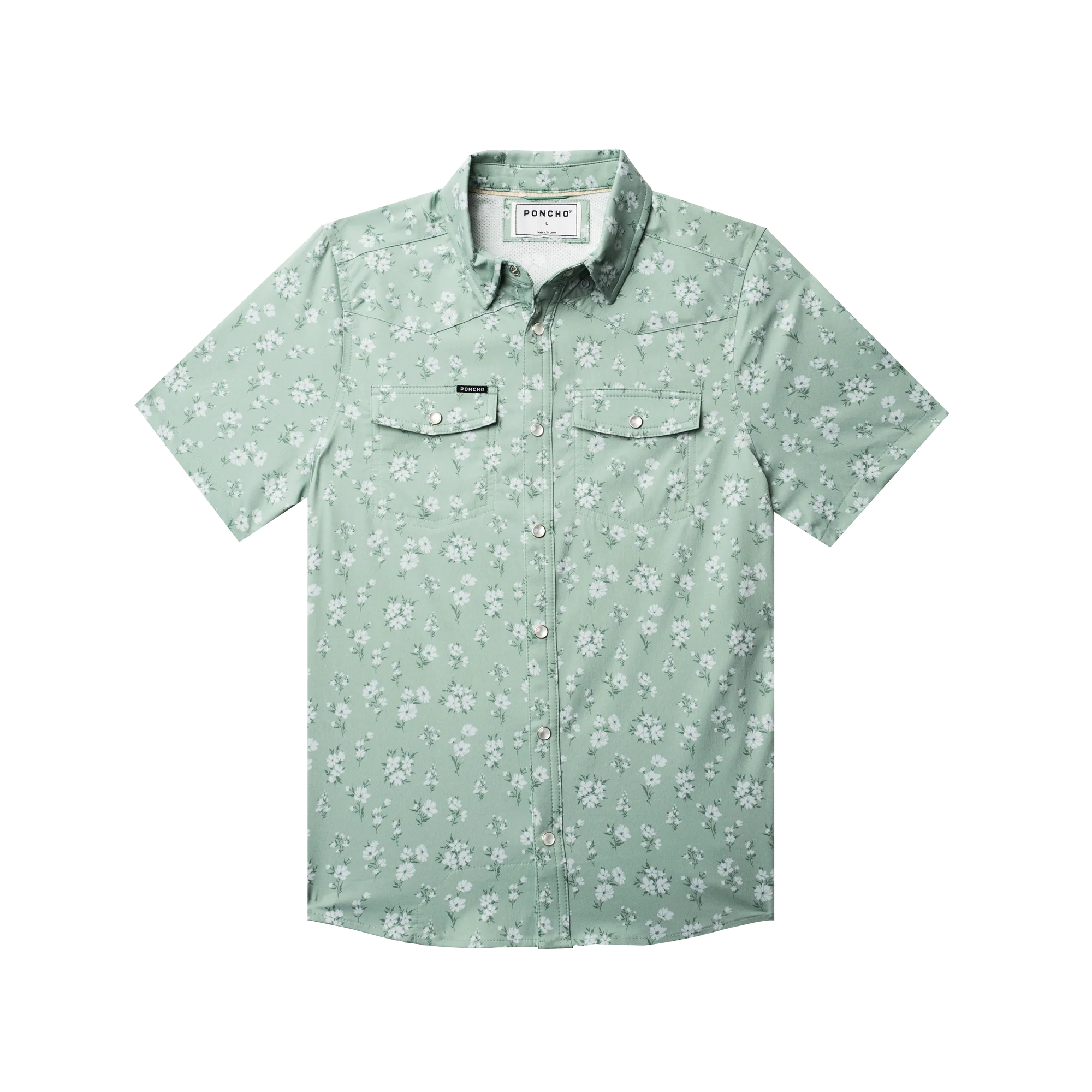 Boy's Poncho "The Marty Robbins" Short Sleeve Snap Shirt
